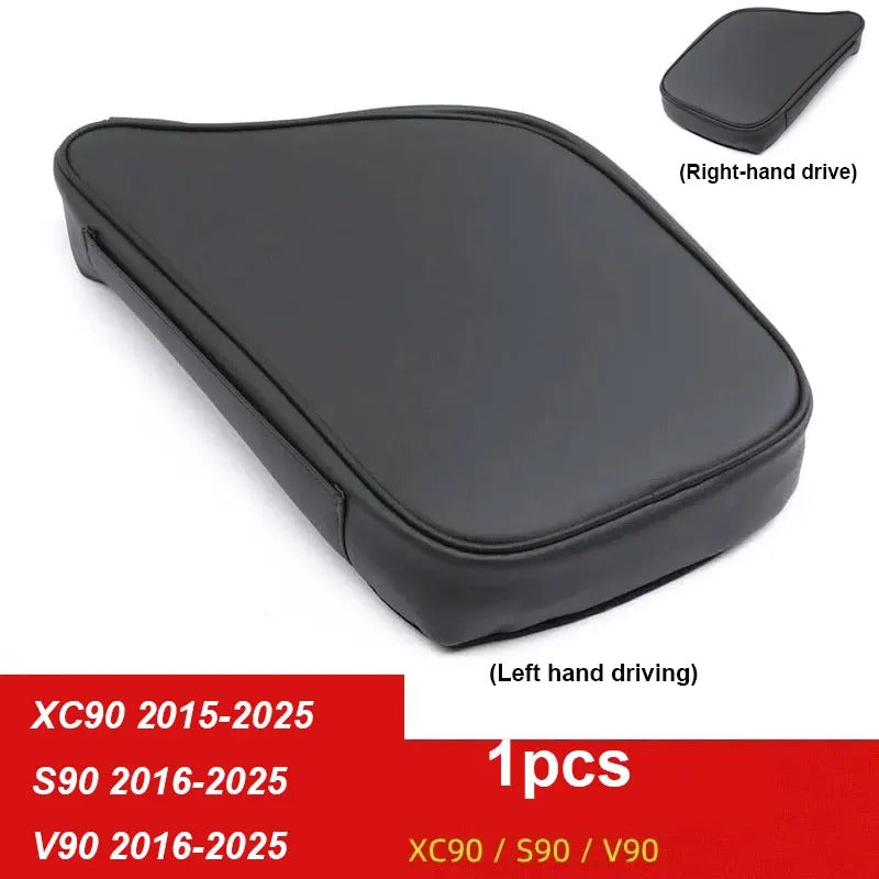 Armrest Box Protective Pad for Car – Interior Height Pad and Decoration - Delicate Leather