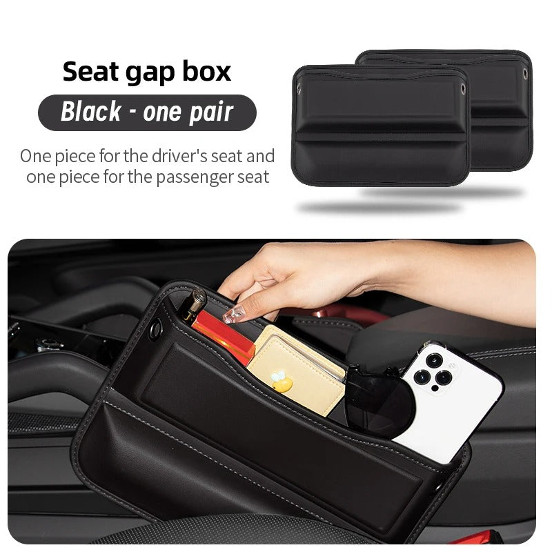 Universal Car Seat Gap Storage Box – Multifunctional Seat Gap Pocket Organizer