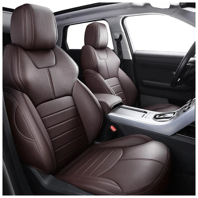Custom Fit Car Seat Covers – 98% Compatibility for 5-Seater Vehicles - Delicate Leather