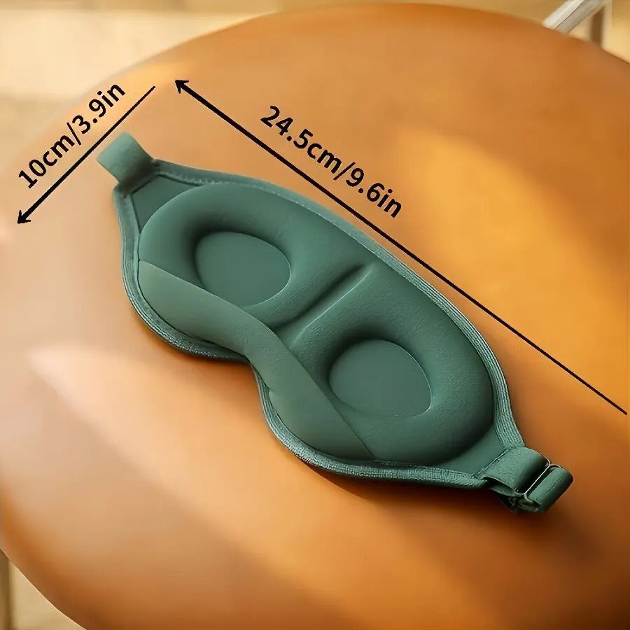 3D Eye Mask for Sleeping – Breathable Shading Mask for Adults & Kids - Delicate Leather