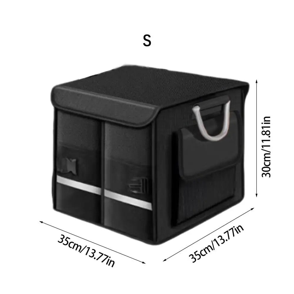 Foldable Car Trunk Storage Bag – Large-Capacity Auto Organizer (36L / 72L / 110L) - Delicate Leather