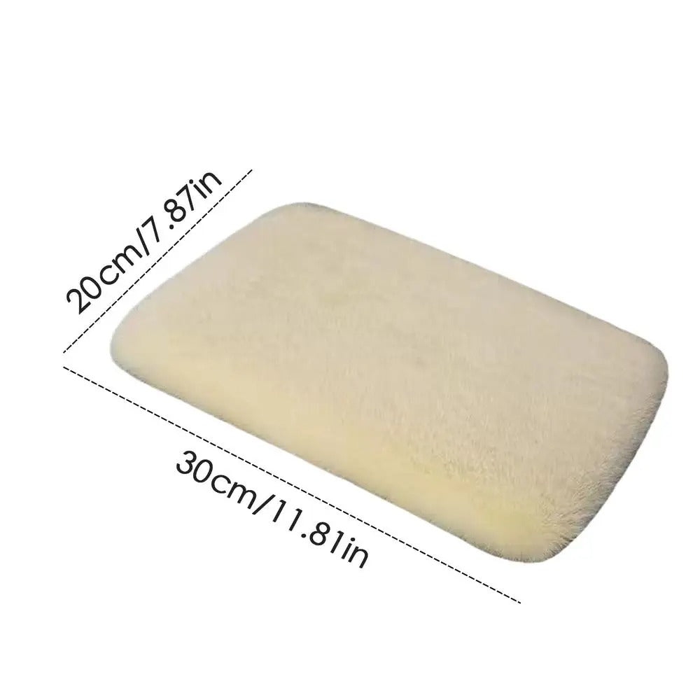 Soft Plush Car Armrest Cushion – Anti-Slip Mat & Center Box Cover for Comfort and Style