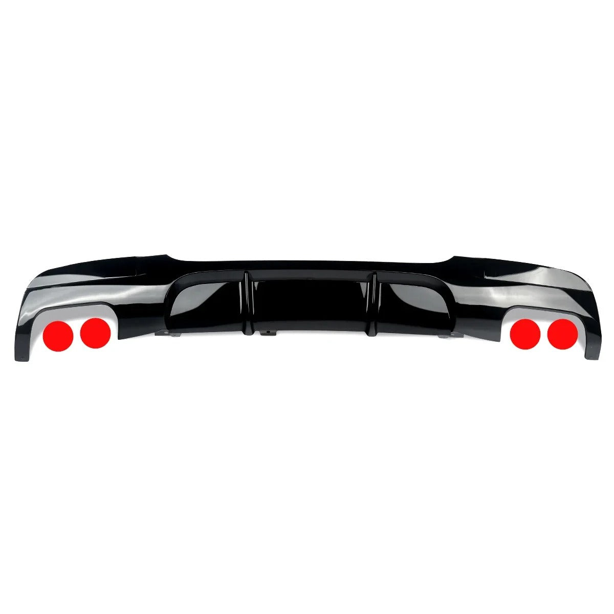 Glossy Black Performance Style Rear Bumper Diffuser for BMW 3 Series E90/E91 M Sport (2005-2013)