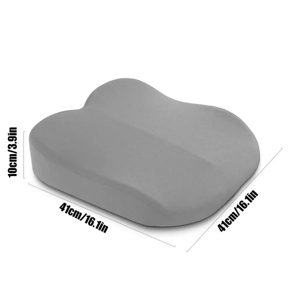 Portable Car Booster Cushion – Memory Foam Heightening Seat for Driving Comfort