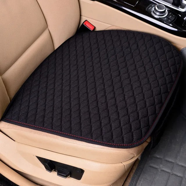 Towel Car Seat Cover for Athletes - Waterproof, Anti-Skid, and Portable for Gym, Beach & Outdoor Activities - Delicate Leather