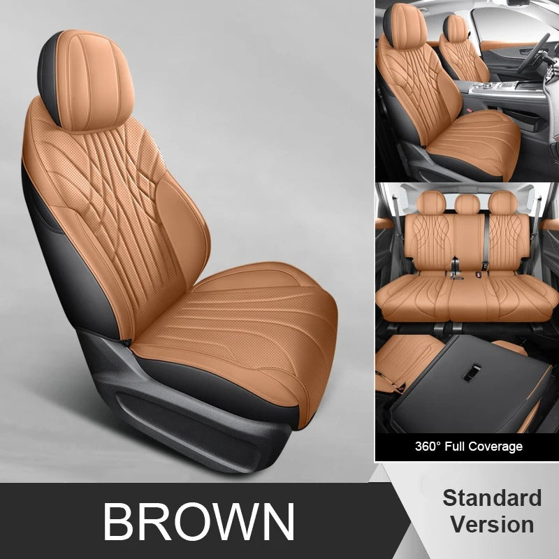 Custom Fit Leather Seat Covers – Full Set for car - Delicate Leather