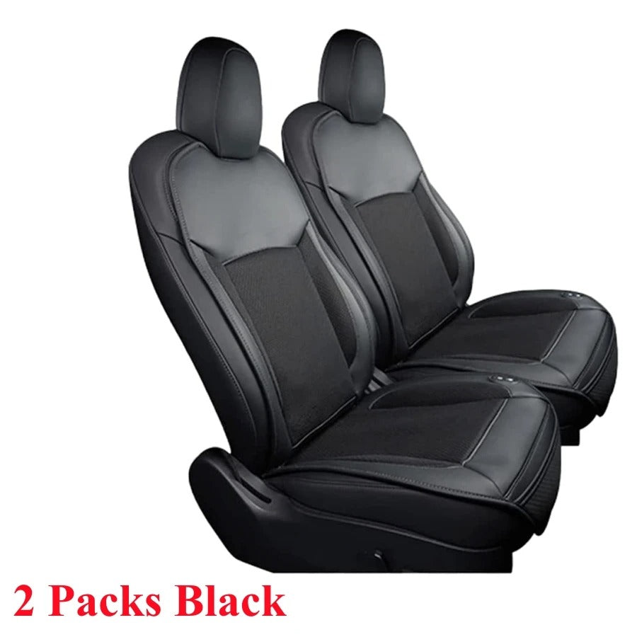 Smart Cooling Seat Cushion for Car, 15s Cooling, Breathable Summer Comfort - Delicate Leather