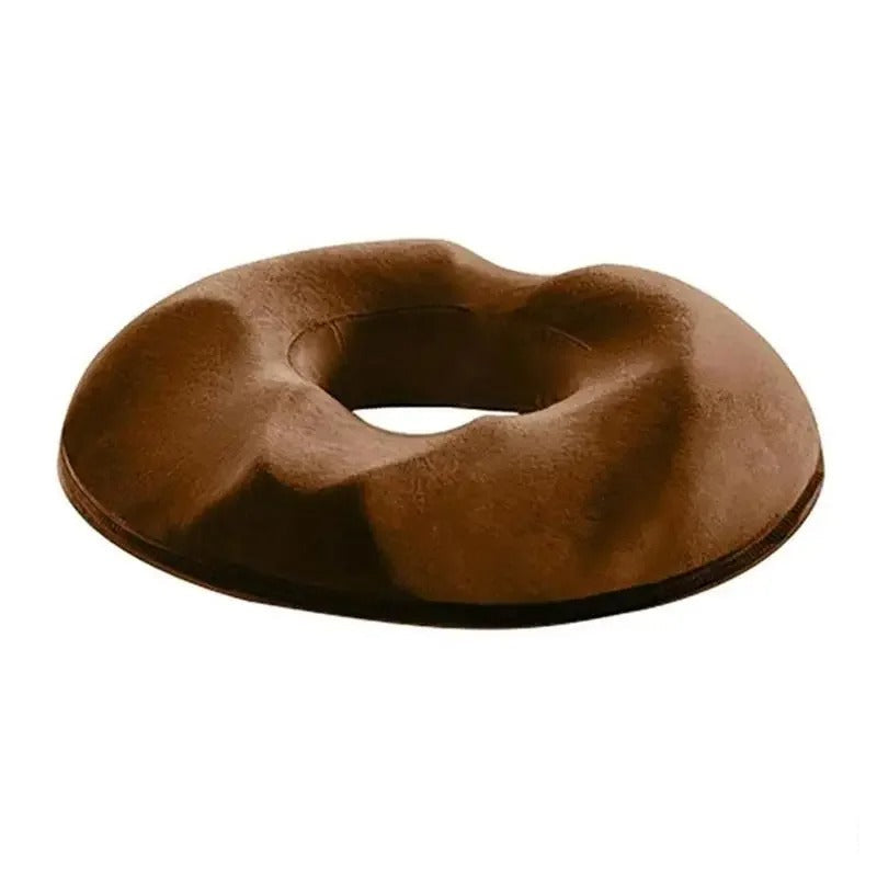 Donut Pillow – Memory Foam Seat Cushion for Tailbone & Hemorrhoid Relief - Delicate Leather