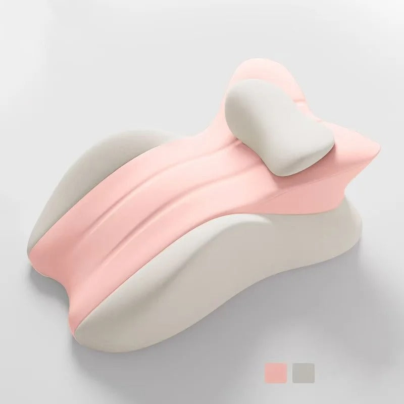 Memory Foam Sleeping Pillow – Soft Foldable Cushion with Washable Cover - Delicate Leather