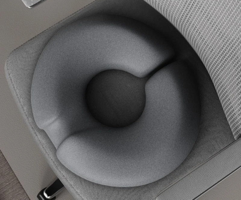 Multifunctional Orthopedic Seat Cushion – Ergonomic Support for Office, Pregnancy, and Hip Pain Relief - Delicate Leather