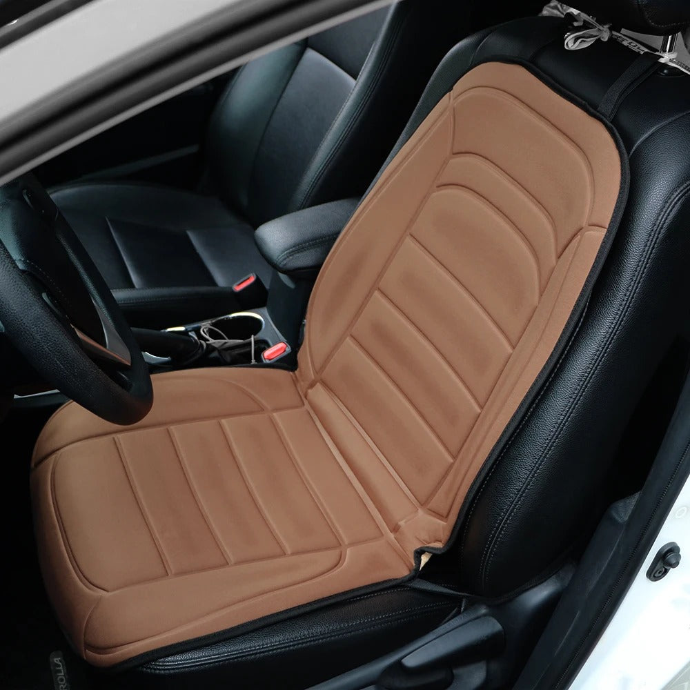 12V Adjustable Car Seat Heater with Switch – Warm Cushion Pad Protector - Delicate Leather
