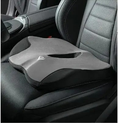 Orthopedic Memory Foam Seat & Back Cushion Set – Coccyx and Waist Support for Office Chair & Car