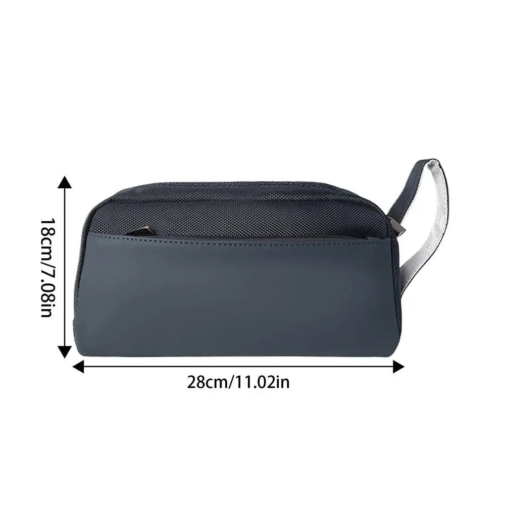 Golf Handbag with Wrist Strap – Portable Golf Ball & Tee Organizer Pouch