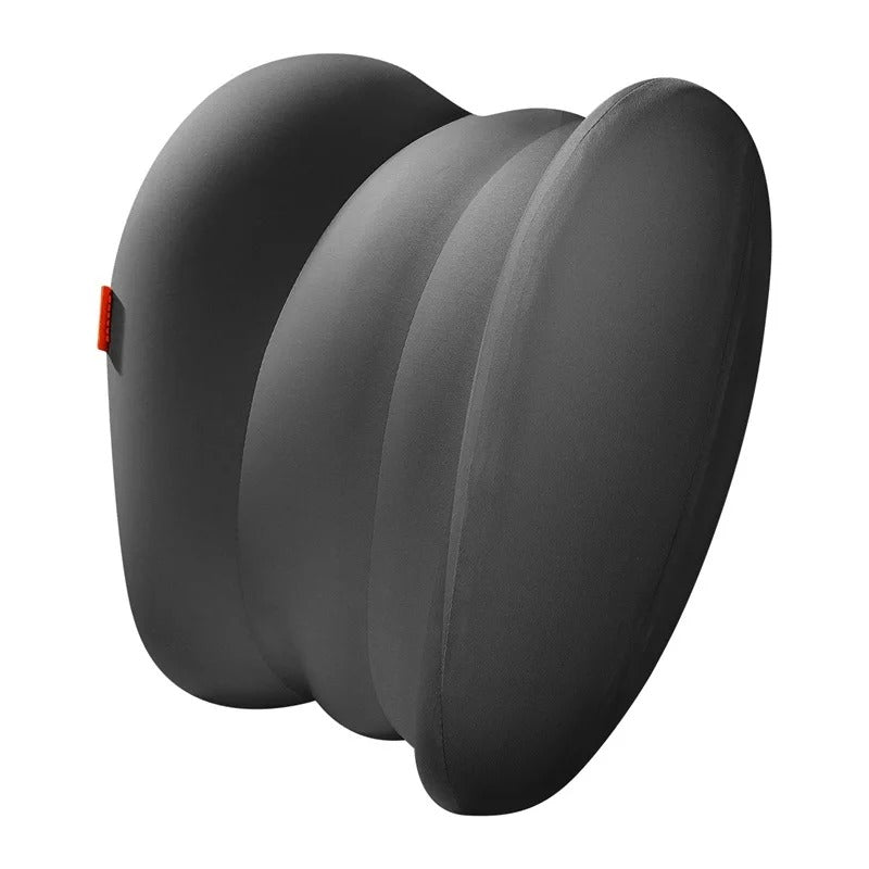 Car Neck Pillow and Lumbar Cushion – 3D Memory Foam Seat Support for Travel and Everyday Comfort