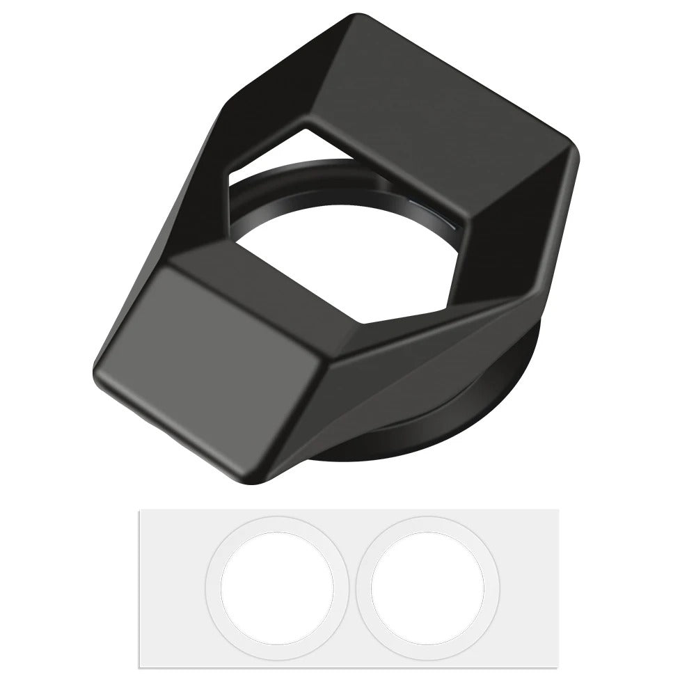 Universal Engine Start Button Cover – Stylish Metal Ignition Protector - Delicate Leather