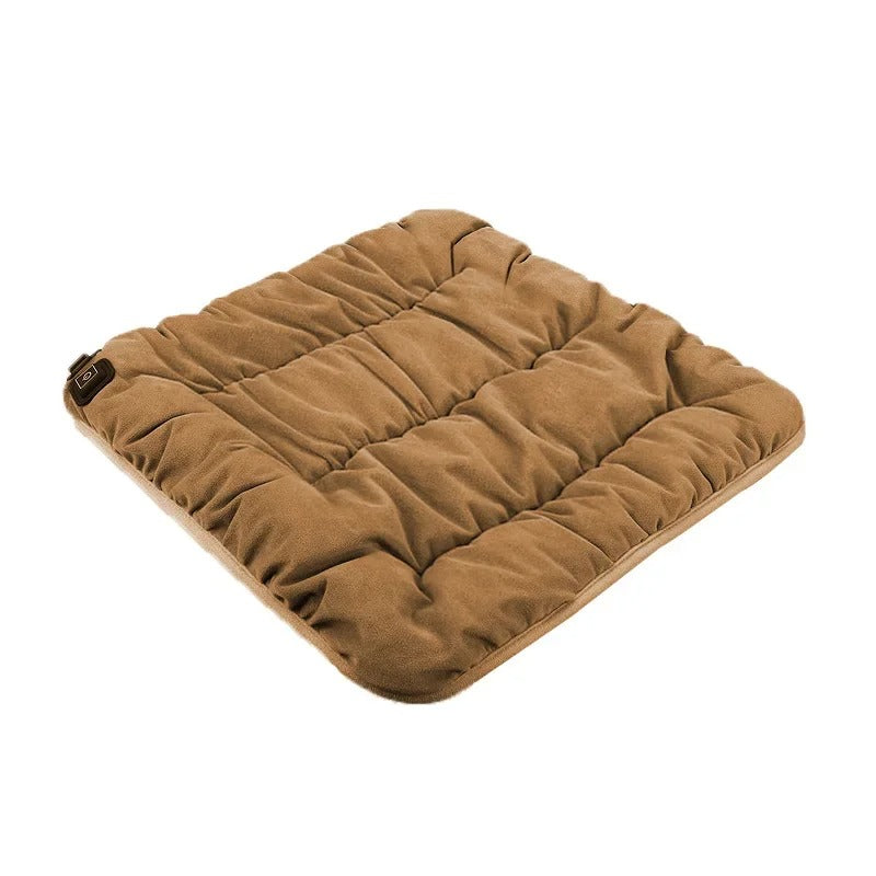 Adjustable Electric Car Seat Heating Pad – Universal Heated Cushion for Winter Comfort - Delicate Leather