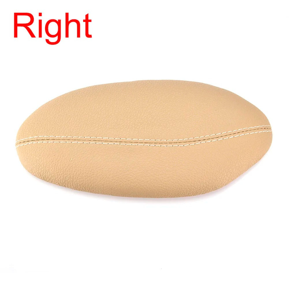 Ergonomic Car Seat Leg Support Cushion – Memory Foam Thigh & Knee Pad - Delicate Leather