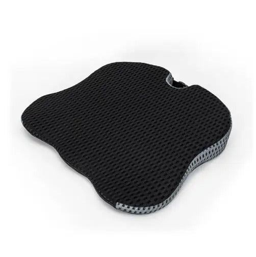 Orthopedic Memory Foam Seat Cushion – Tailbone & Sciatica Pain Relief for Car, Office, and Wheelchair Use - Delicate Leather