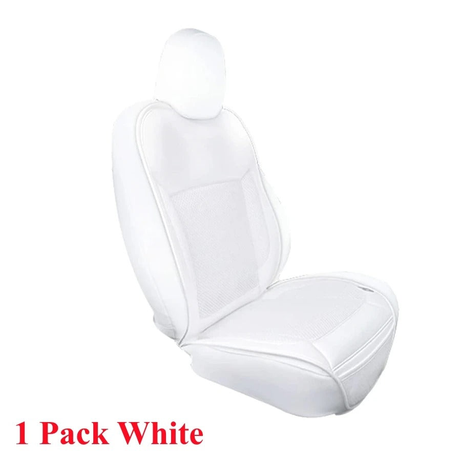 Smart Cooling Seat Cushion for Car, 15s Cooling, Breathable Summer Comfort - Delicate Leather