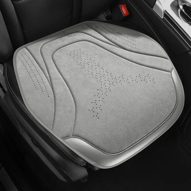 Universal Four-Season Car Seat Cover – Breathable Flax Anti-Slip Protection for Sedans, SUVs, and MPVs - Delicate Leather