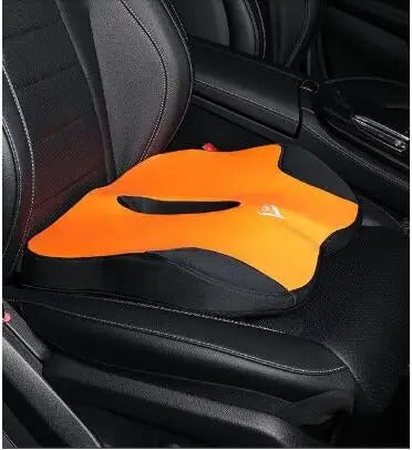 Orthopedic Memory Foam Seat & Back Cushion Set – Coccyx and Waist Support for Office Chair & Car
