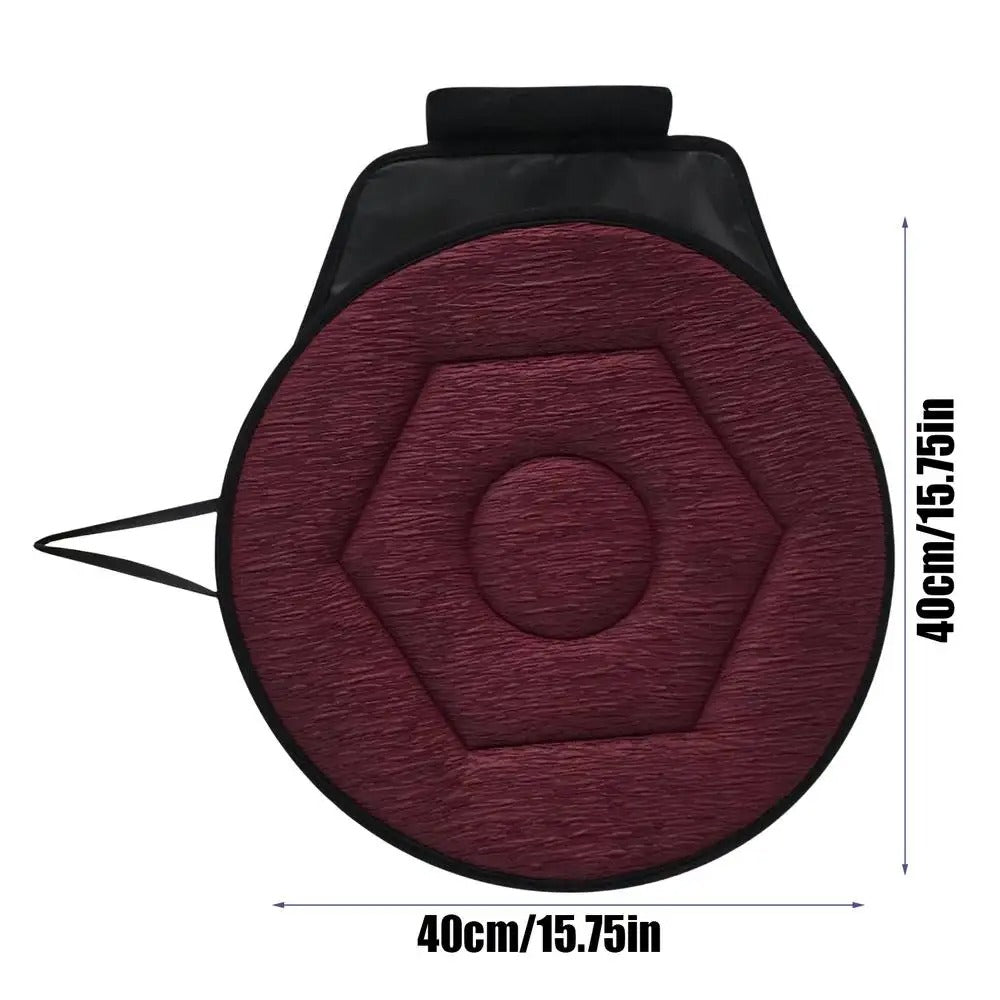360° Rotating Car Seat Cushion – Portable Swivel Seat for Easy Movement - Delicate Leather