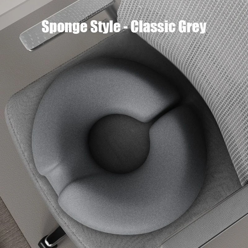 Multifunctional Orthopedic Seat Cushion – Ergonomic Support for Office, Pregnancy, and Hip Pain Relief - Delicate Leather