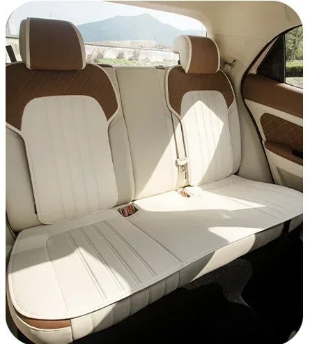 Universal Honeycomb Car Seat Cover – Ventilated Cooling Cushion for All-Season Comfort & Seat Protection - Delicate Leather