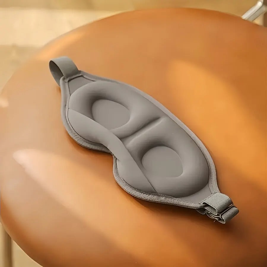 3D Eye Mask for Sleeping – Breathable Shading Mask for Adults & Kids - Delicate Leather