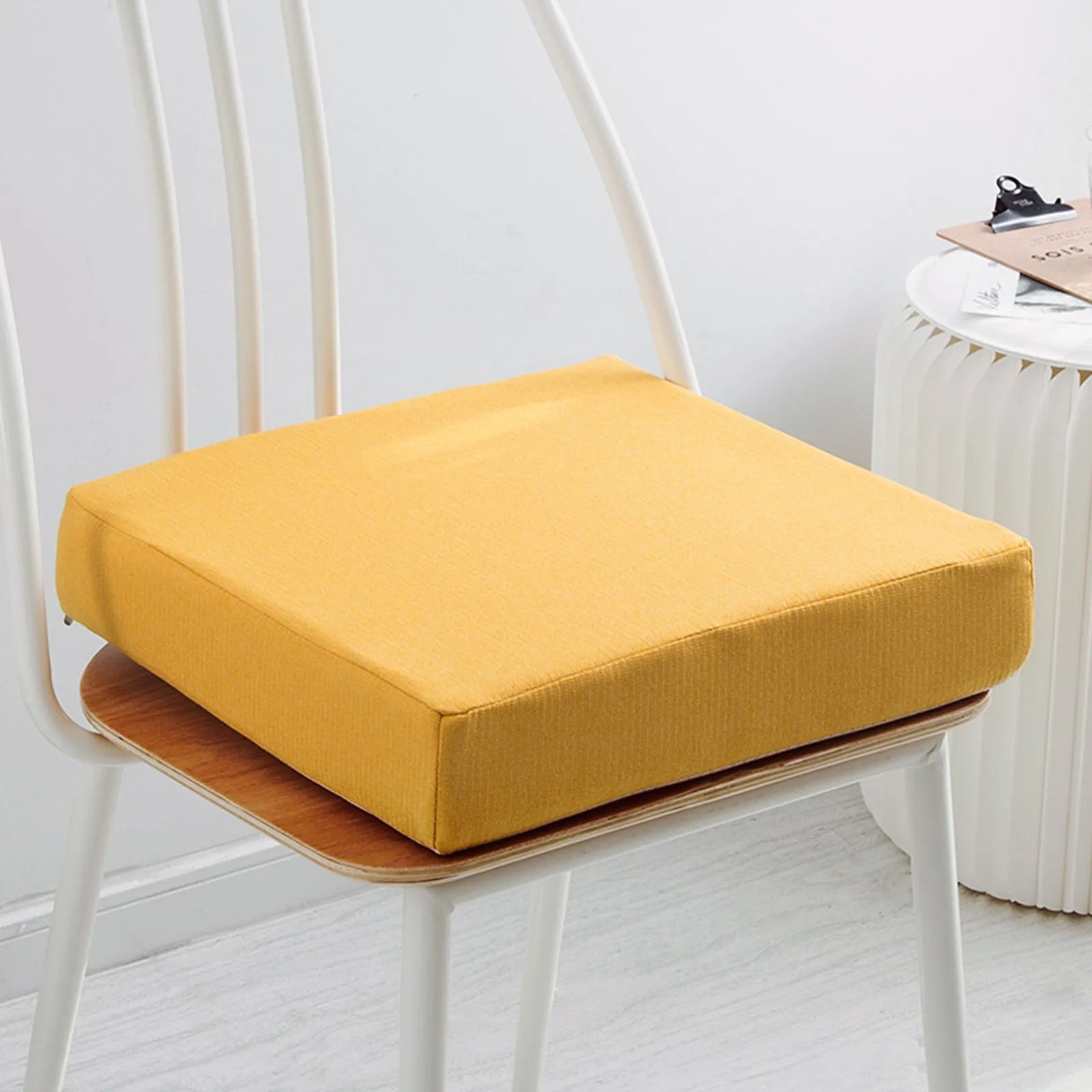 Premium Memory Foam Chair Cushion – High-Density Comfort & Winter Warmth - Delicate Leather