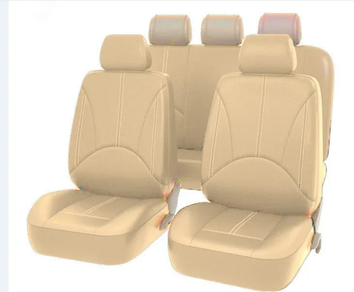 PU Leather Car Seat Covers for Honda Accord, Civic, CR-V, and More – Perforated Design for 4/9 Seats - Delicate Leather