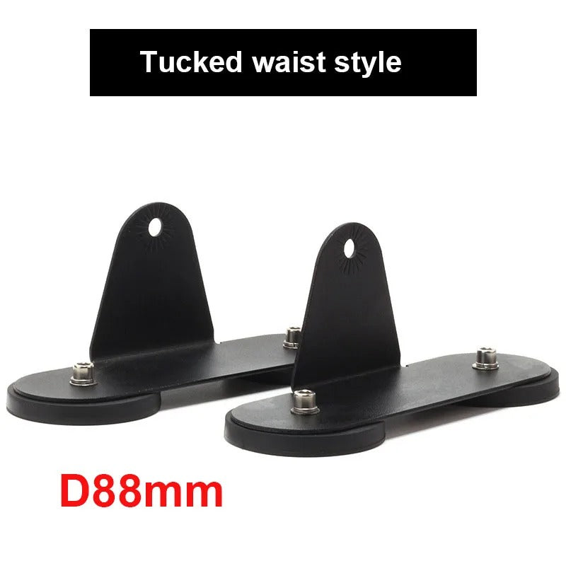 2Pcs Strong Magnetic Roof LED Light Bar Bracket Mount - D66mm/D88mm for SUV, Truck, Offroad Spotlight - Delicate Leather