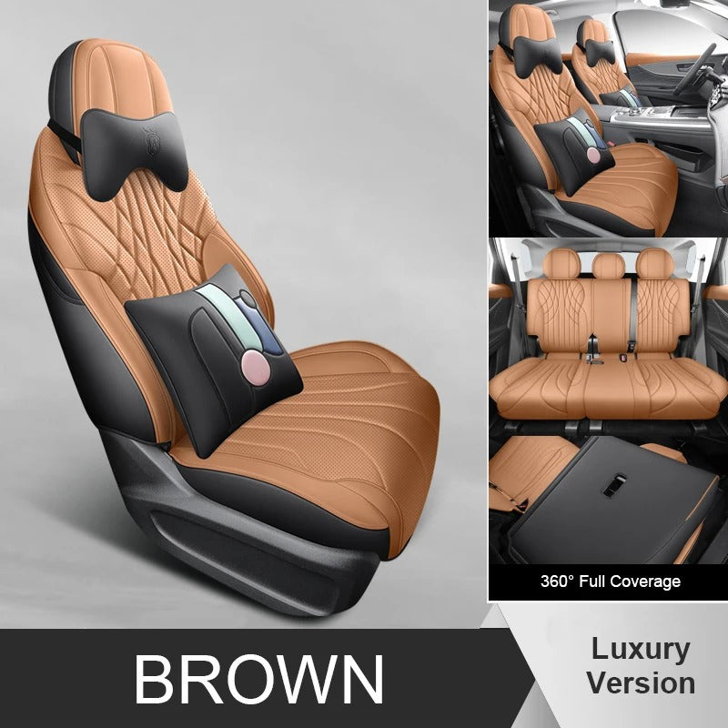 Custom Fit Leather Seat Covers – Full Set for car - Delicate Leather