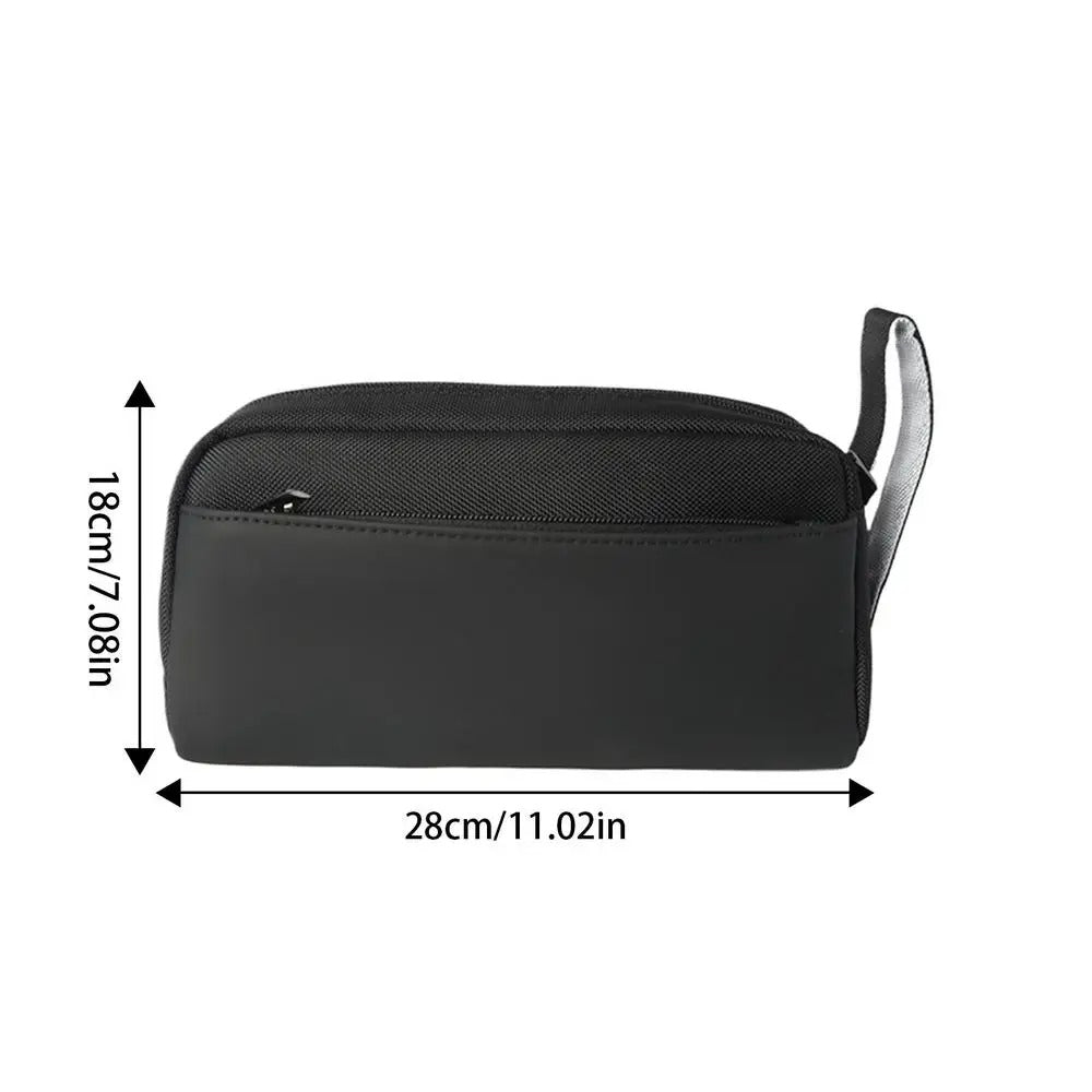 Golf Handbag with Wrist Strap – Portable Golf Ball & Tee Organizer Pouch