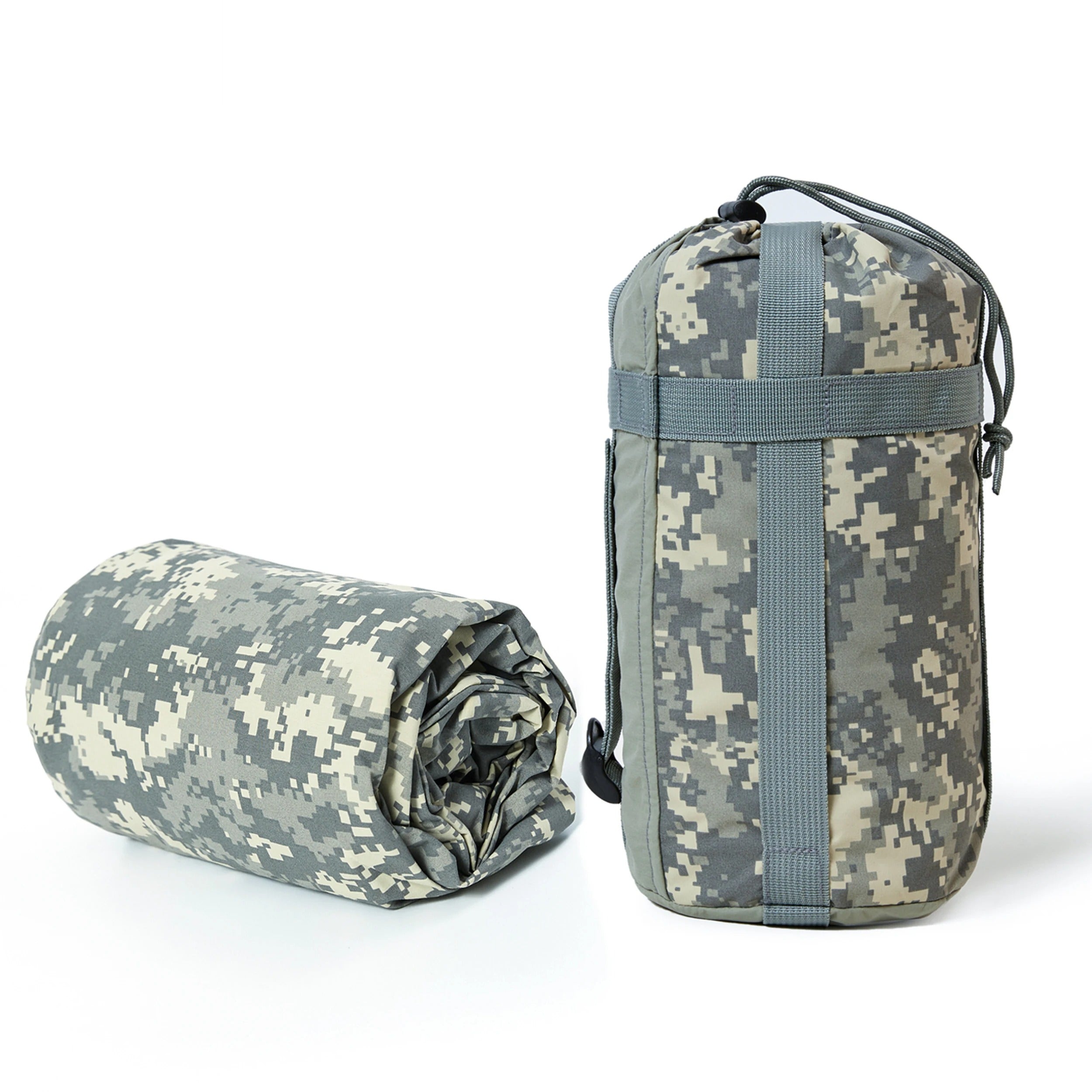 Military Army Modular Sleeping Bag Cover Sack – Multicam & Woodland Camo - Delicate Leather