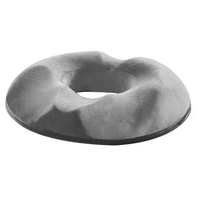 Donut Pillow – Memory Foam Seat Cushion for Tailbone & Hemorrhoid Relief - Delicate Leather