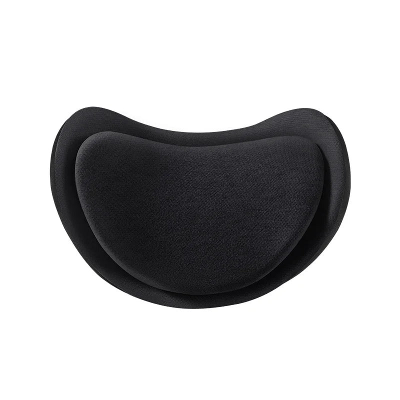 Universal Memory Foam Car Neck Cushion and Lumbar Support – Ergonomic Backrest Pillow for Driving Comfort - Delicate Leather