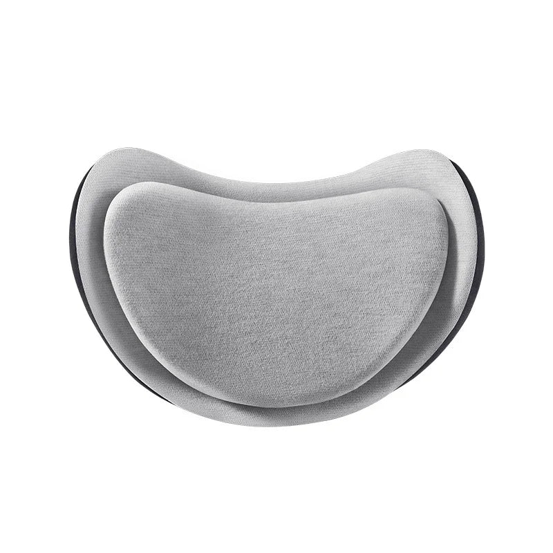 Universal Memory Foam Car Neck Cushion and Lumbar Support – Ergonomic Backrest Pillow for Driving Comfort - Delicate Leather