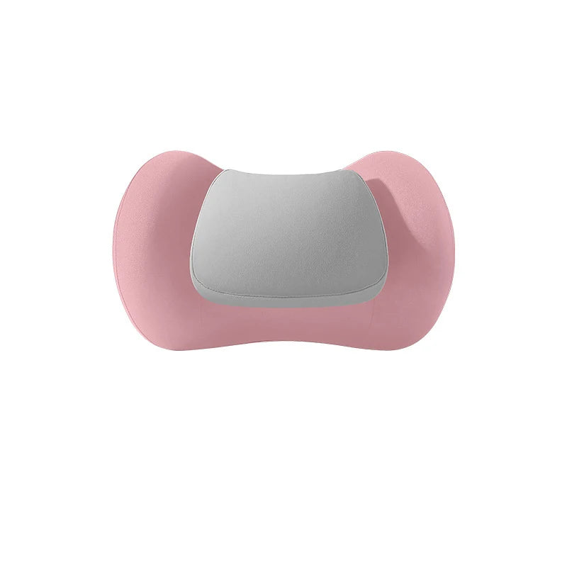 Universal Memory Foam Car Neck Pillow and Lumbar Support – Ergonomic Headrest & Waist Cushion for Driving Comfort - Delicate Leather