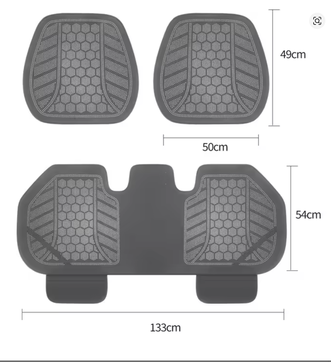 Ultra-Thin Suede Car Seat Cushion – Breathable Universal Seat Cover Pad for Vehicle Interior - Delicate Leather