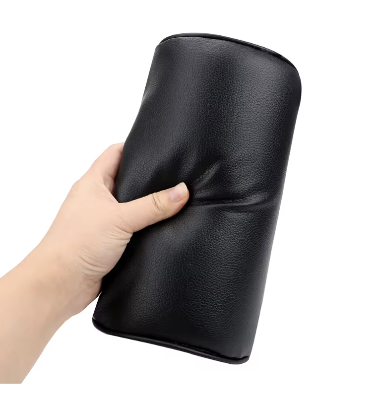 Neck Pillow, Custom-Fit For Lincoln, Car Seat Headrest Neck Rest Cushion for Driving Seat Auto Head Rest Neck Support DLLI244 - Delicate Leather