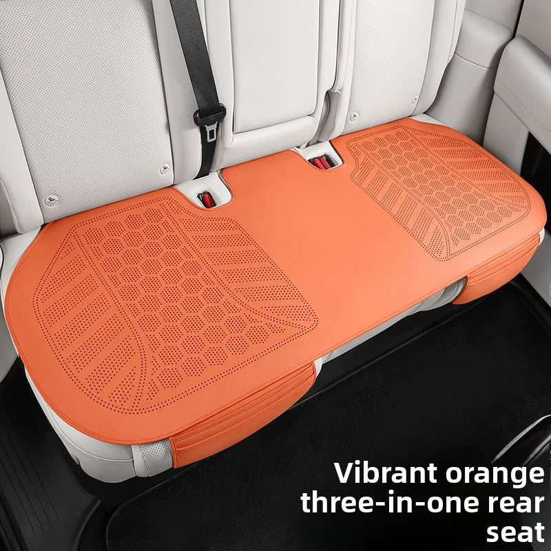 Ultra-Thin Suede Car Seat Cushion – Breathable Universal Seat Cover Pad for Vehicle Interior - Delicate Leather