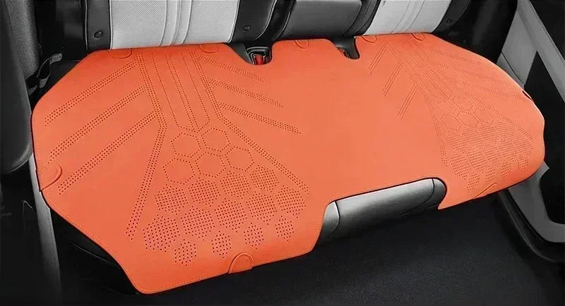 Universal All Seasons Car Seat Cover - Breathable Suede Seat Anti-slip Protective Cushions - Luxury Ultra Thin Suede Seat Cover - Delicate Leather