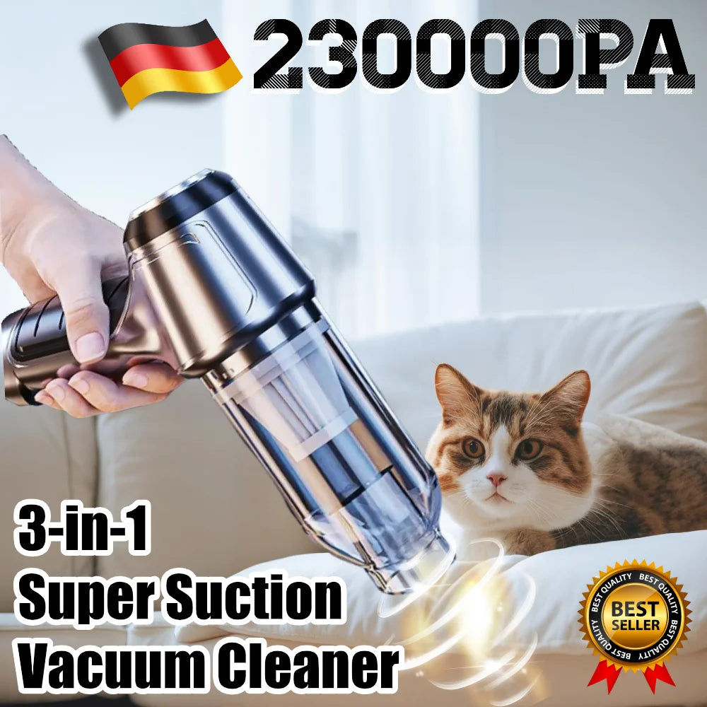 Wireless Powerful Vacuum Cleaner – Portable Handheld Blower for Home & Car Cleaning with Strong Suction (SP7)