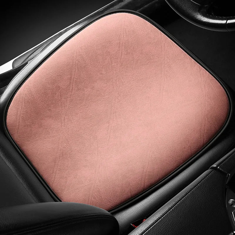 Rechargeable Heated Seat Cushion – USB Fast Heating Chair Pad for Car, Office, and Home, Adjustable 3-Level Temperature Control - Delicate Leather
