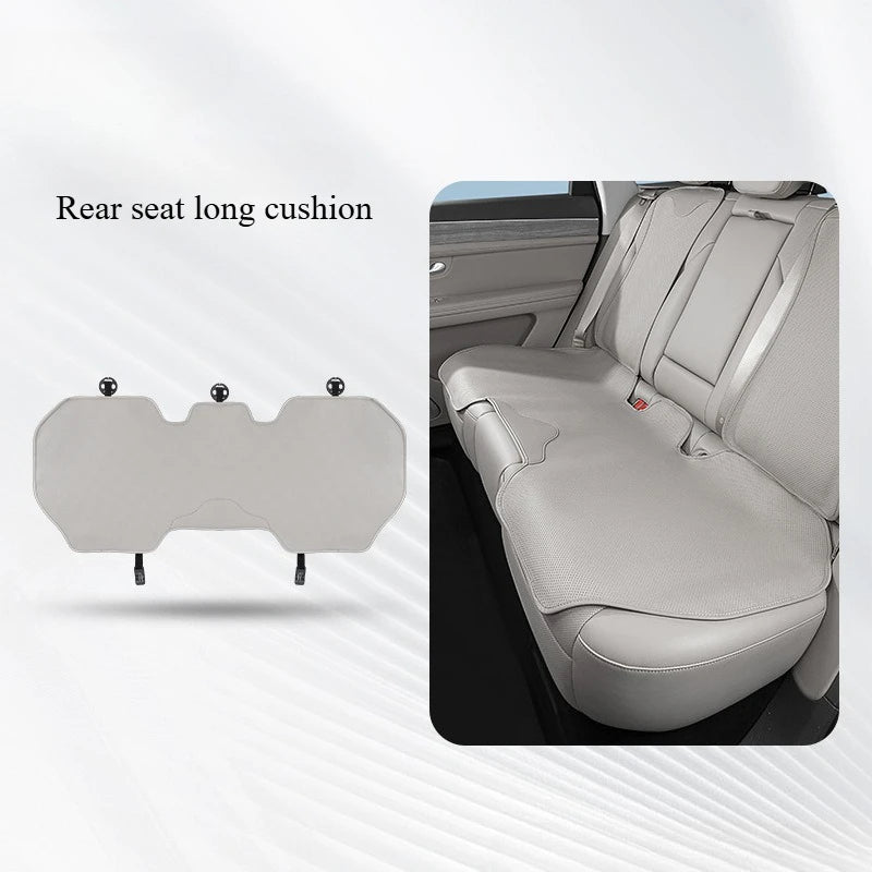 Universal Nappa Leather Car Seat Cushion – All-Season Soft Seat Cover Protector - Delicate Leather