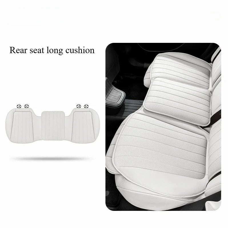2025 Universal Car Seat Cushion – Premium Breathable Perforated Design for All-Season Comfort - Delicate Leather