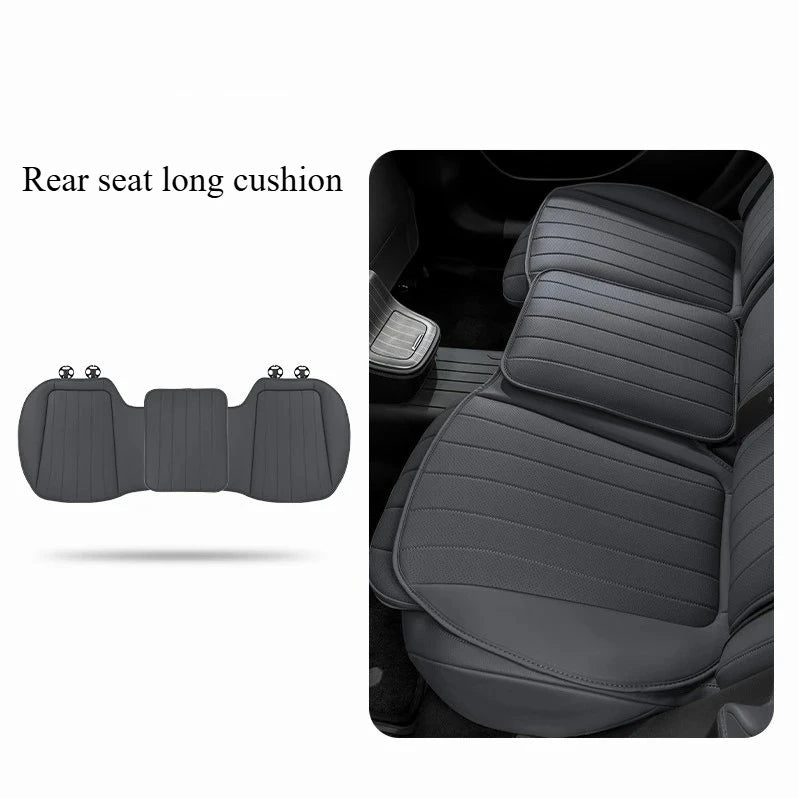 2025 Premium Nappa Leather Universal Car Seat Cushion – Breathable Perforated Design for All-Season Comfort – All-Season Universal Accessory - Delicate Leather