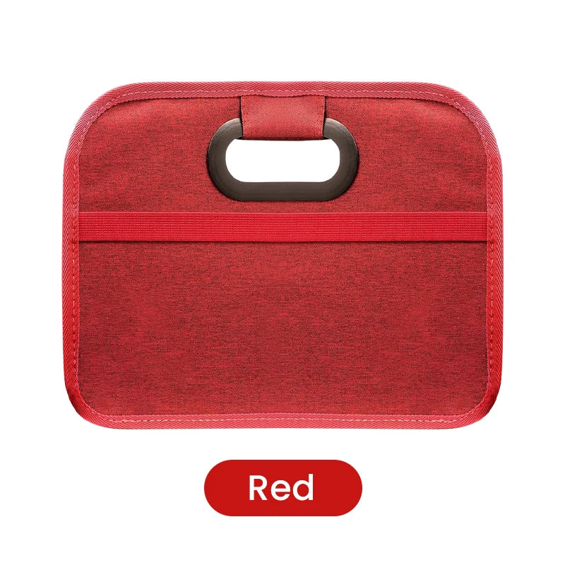 Foldable Trunk Organizer for SUV – Portable Multi-Functional Car Storage Box for Camping & Daily Use - Delicate Leather