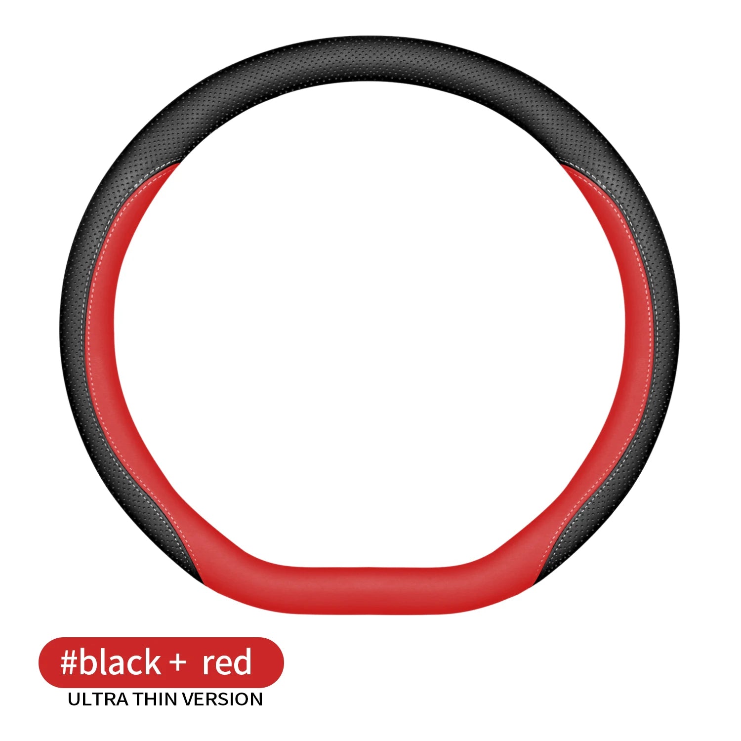 Nappa Leather Steering Wheel Cover – Easy Installation, Universal Fit Automotive Interior Accessory - Delicate Leather
